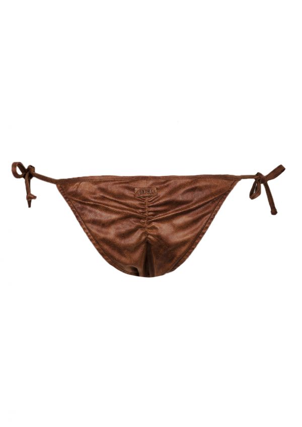 Tan Tie-side Bikini Bottom