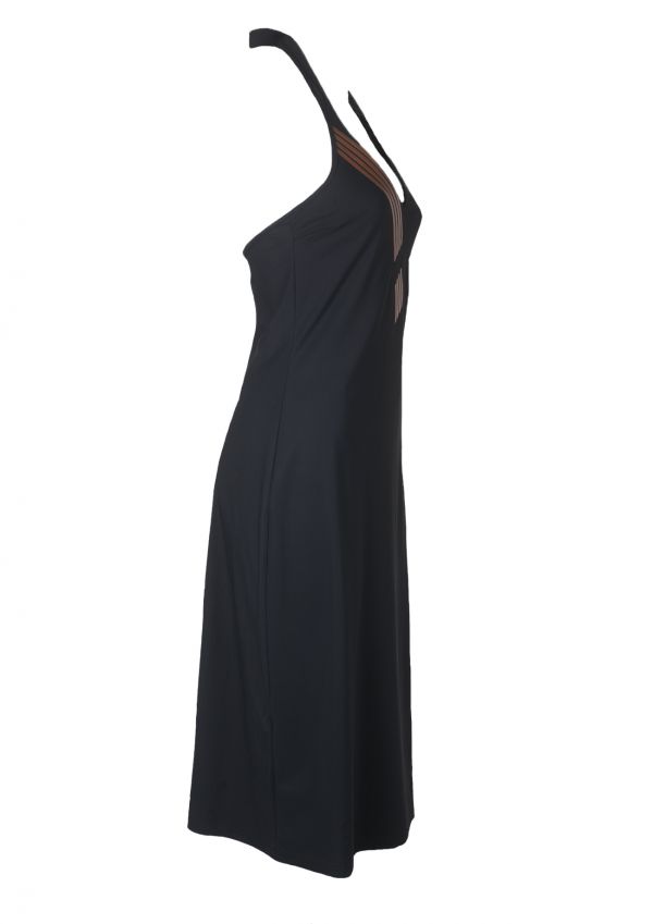 Noir Halter Beach Dress