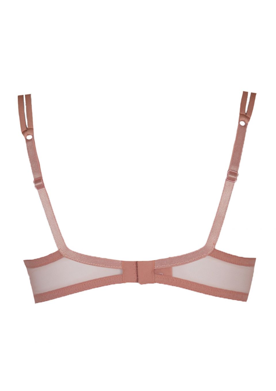 Rive Gauche Apricot Push up Plunge Bra