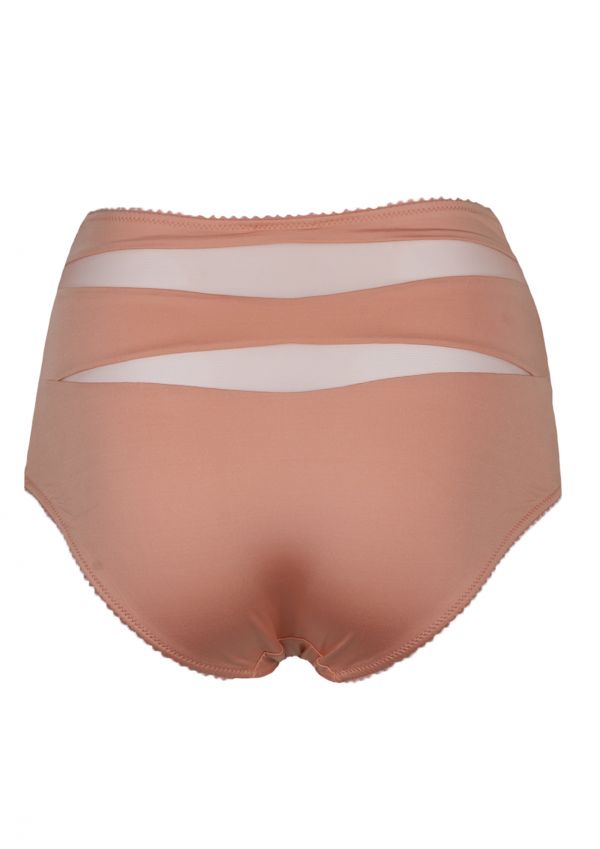 Rive Gauche Apricot Hi-waist Briefs