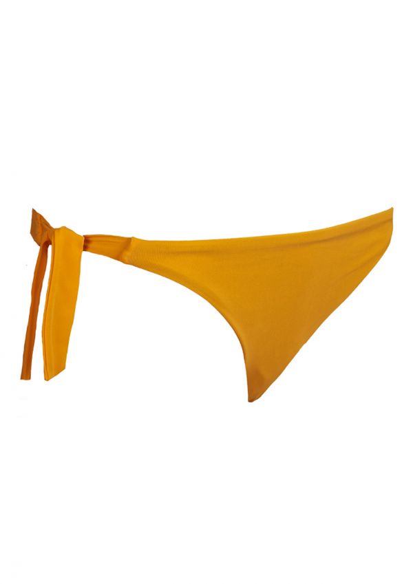 On Ice Papaya Tie Side Bikini Bottoms