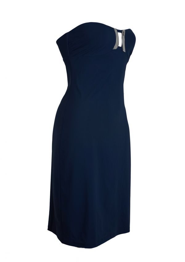 On Ice Ultramarine Bandeau Beach Dress
