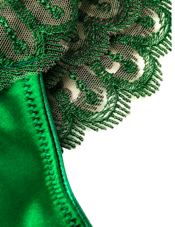Dark Green Thong