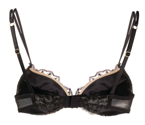 Christmas Black Push Up Bra