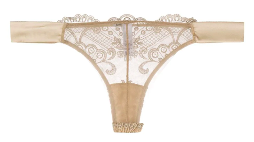 Christmas Gold Thong
