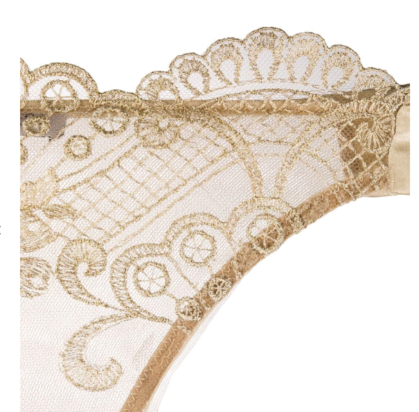 Christmas Gold Thong