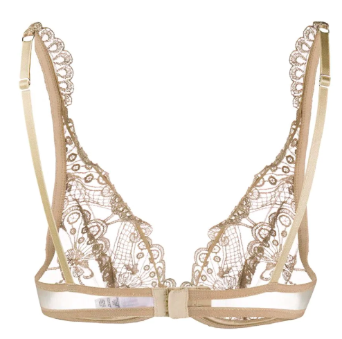 Christmas Gold Triangle Bra