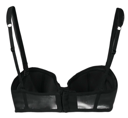 Encens Moi Black Padded Bandeau Bra