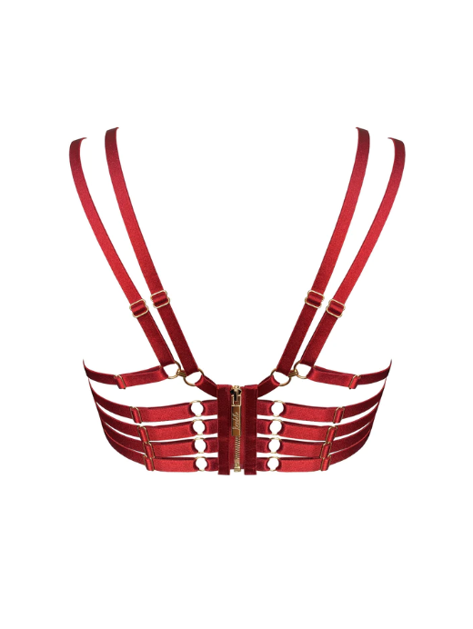 Kleio Red Ouvert Wire Bra