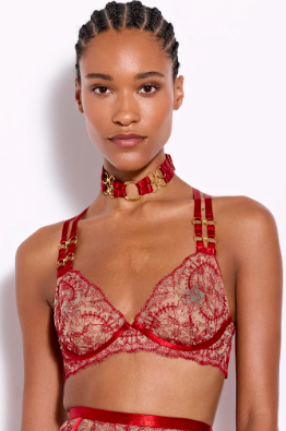 Cymatic Plunge Wire Bra