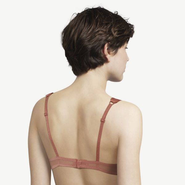 Audacieuse Rose Underwired Half Cup Bra