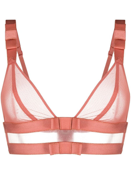 Audacieuse Rose Triangle Bra