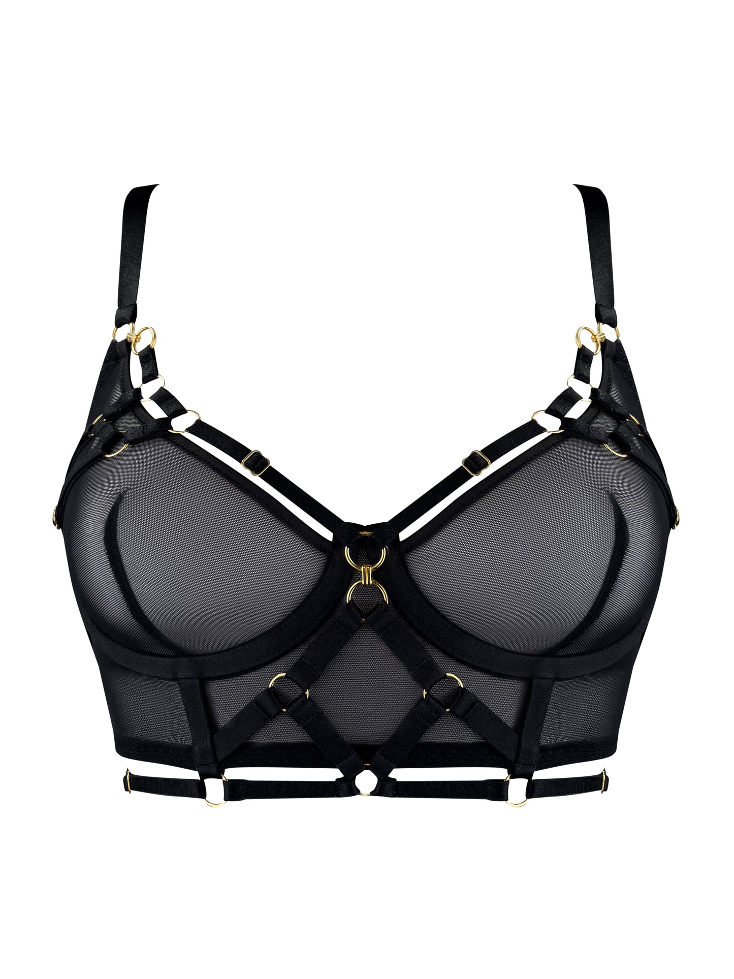 Zenna Harness Bodice Bra