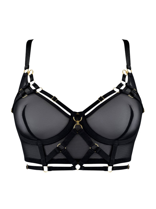 Zenna Harness Bodice Bra