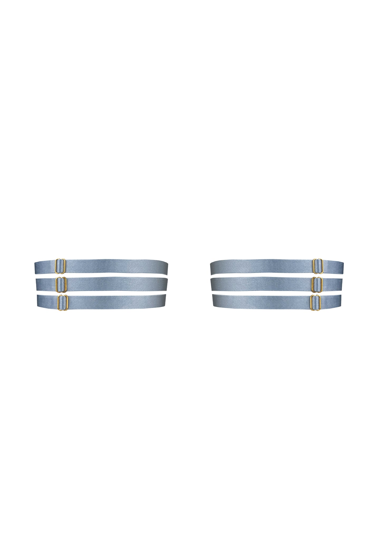 Pearl Dusty Blue Garters