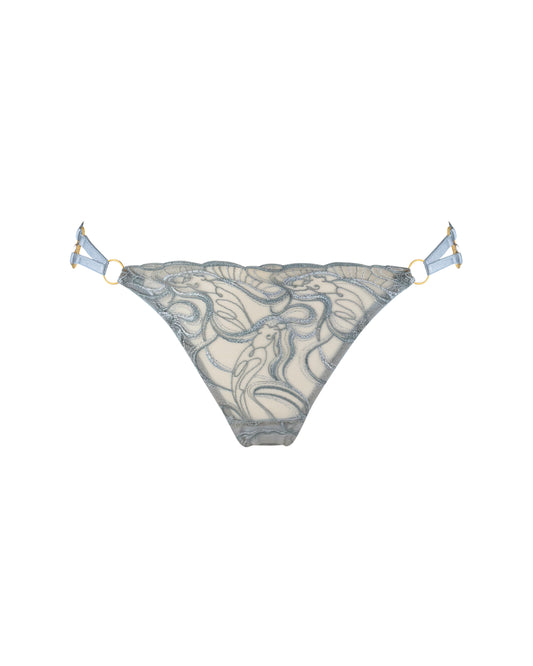 Pearl Dusty Blue Open Back Brief