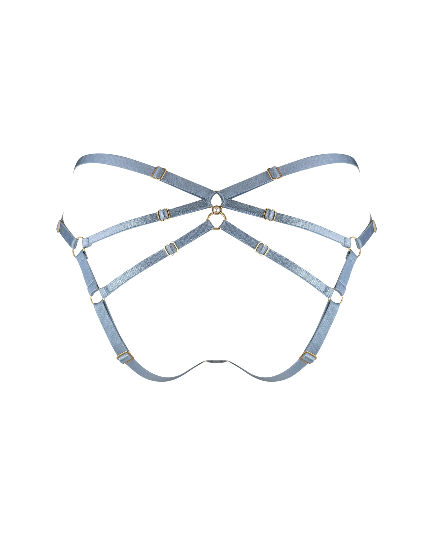 Pearl Dusty Blue Open Back Brief