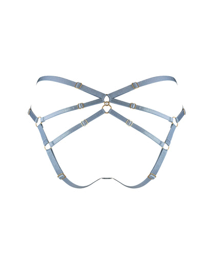 Pearl Dusty Blue Open Back Brief