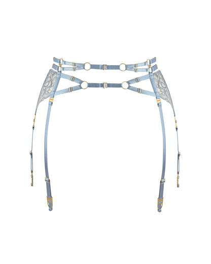 Pearl Dusty Blue Suspender