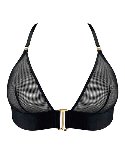 Nara Black Soft Triangle Bra
