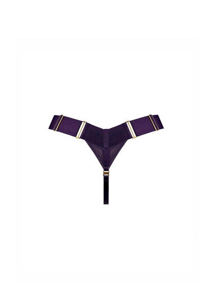 Nara Deep Purple Bondage Thong