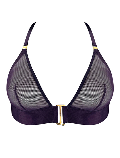 Nara Deep Purple Soft Triangle Bra