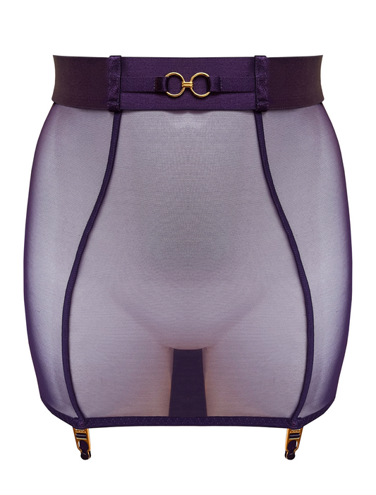Retta Deep Purple Skirt