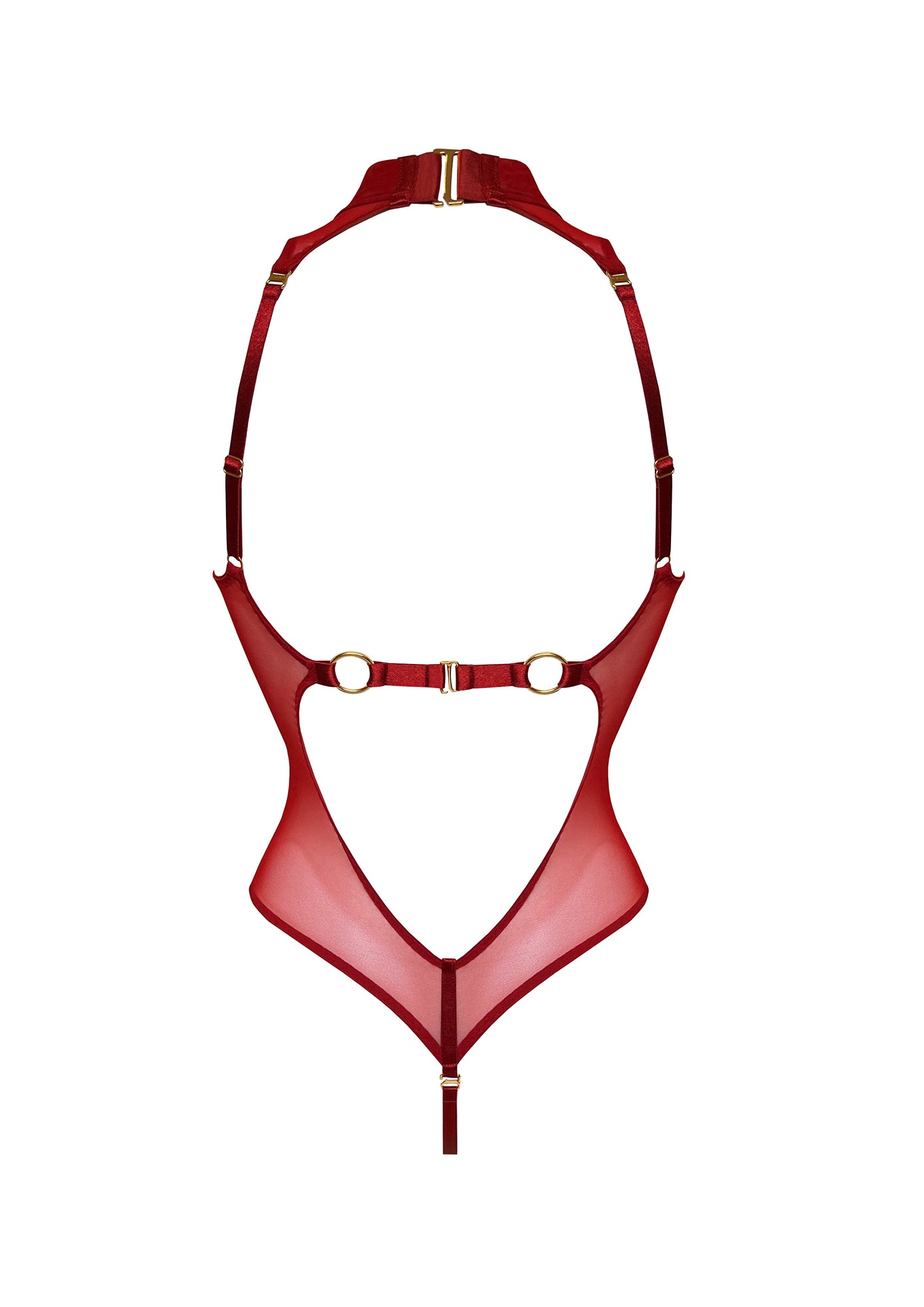 Signature Red Mesh High Neck Body