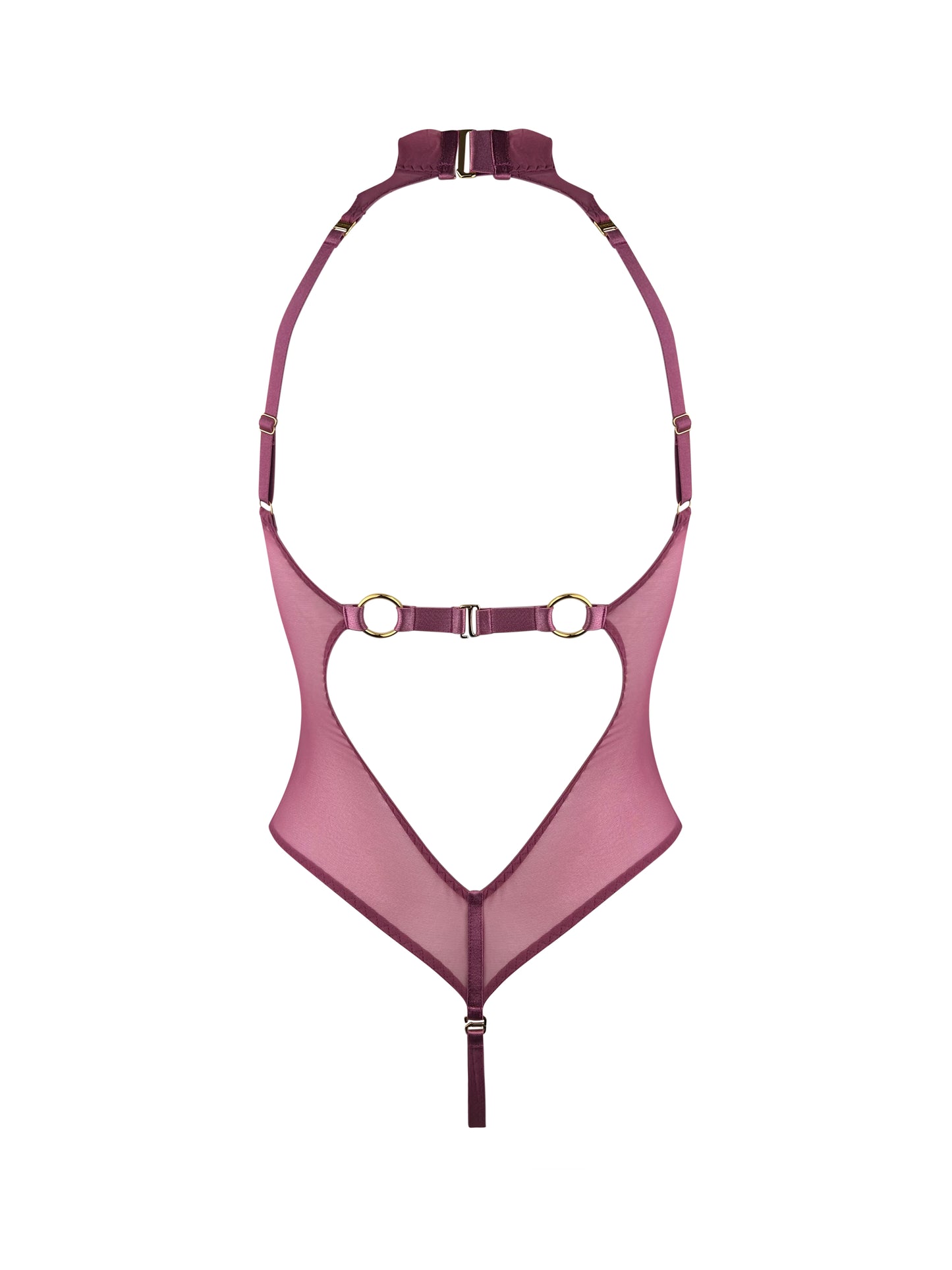 Signature Raspberry Mesh High Neck Body