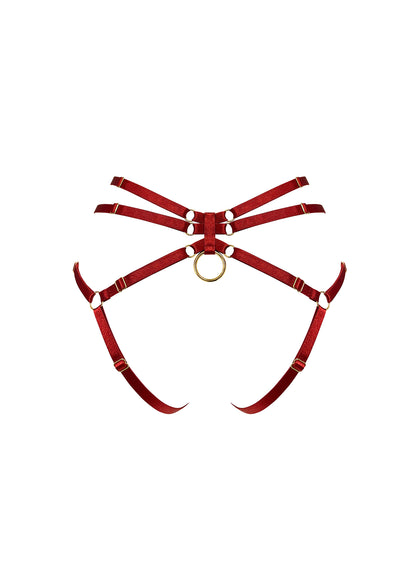 Signature Red Ouvert Harness Brief