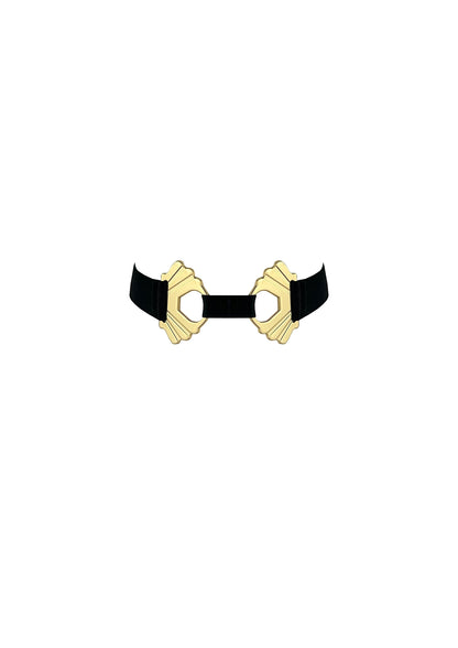 Melusina Black Strap Collar