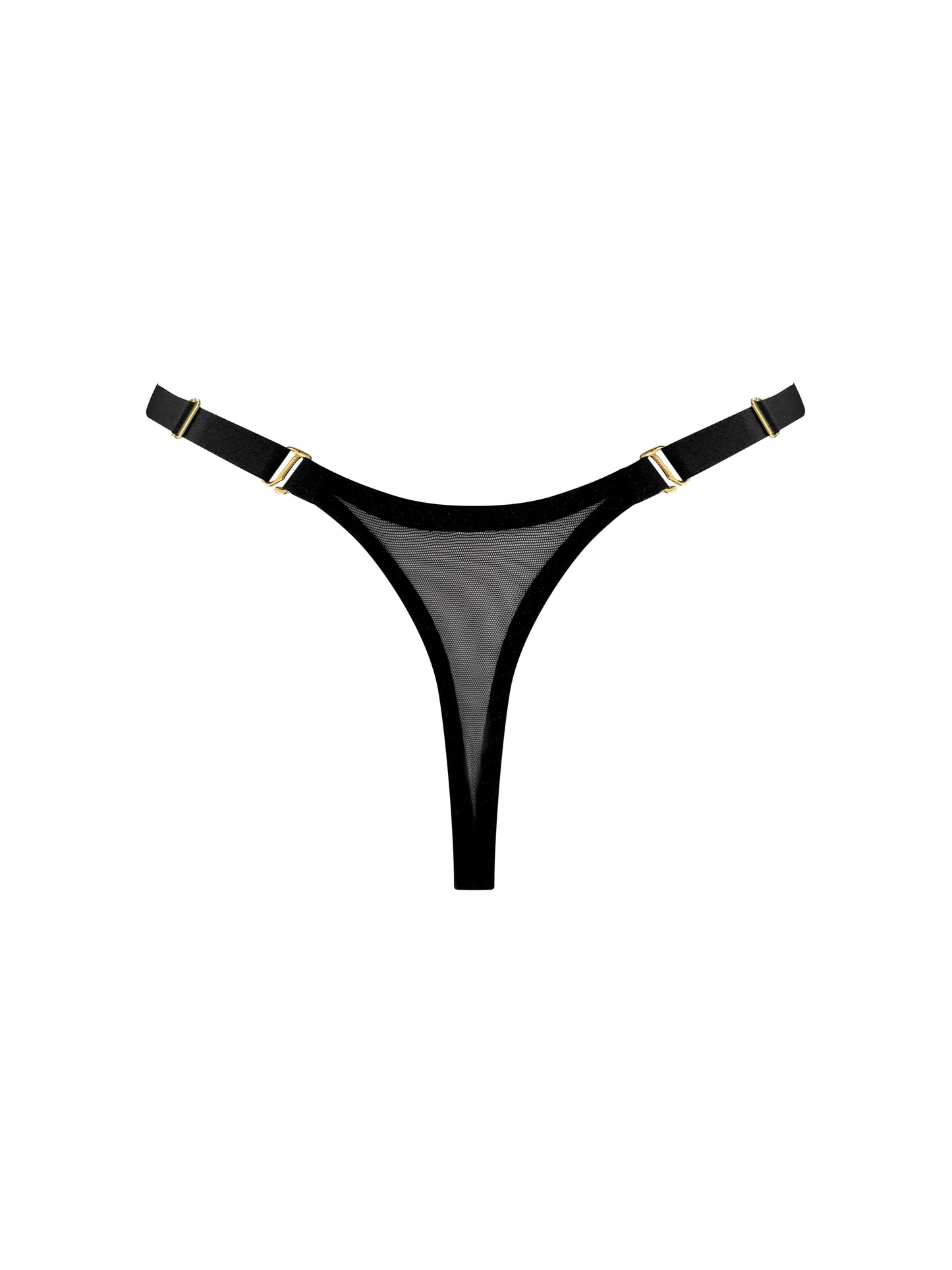 Siren Black Thong