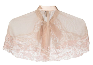 Serafina Lace-trim Cape