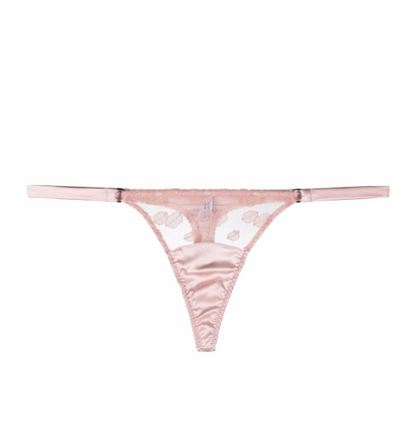 Valentina Silk Strap Thong