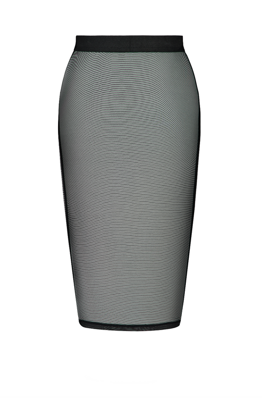 Zenna Mesh Pencil Skirt
