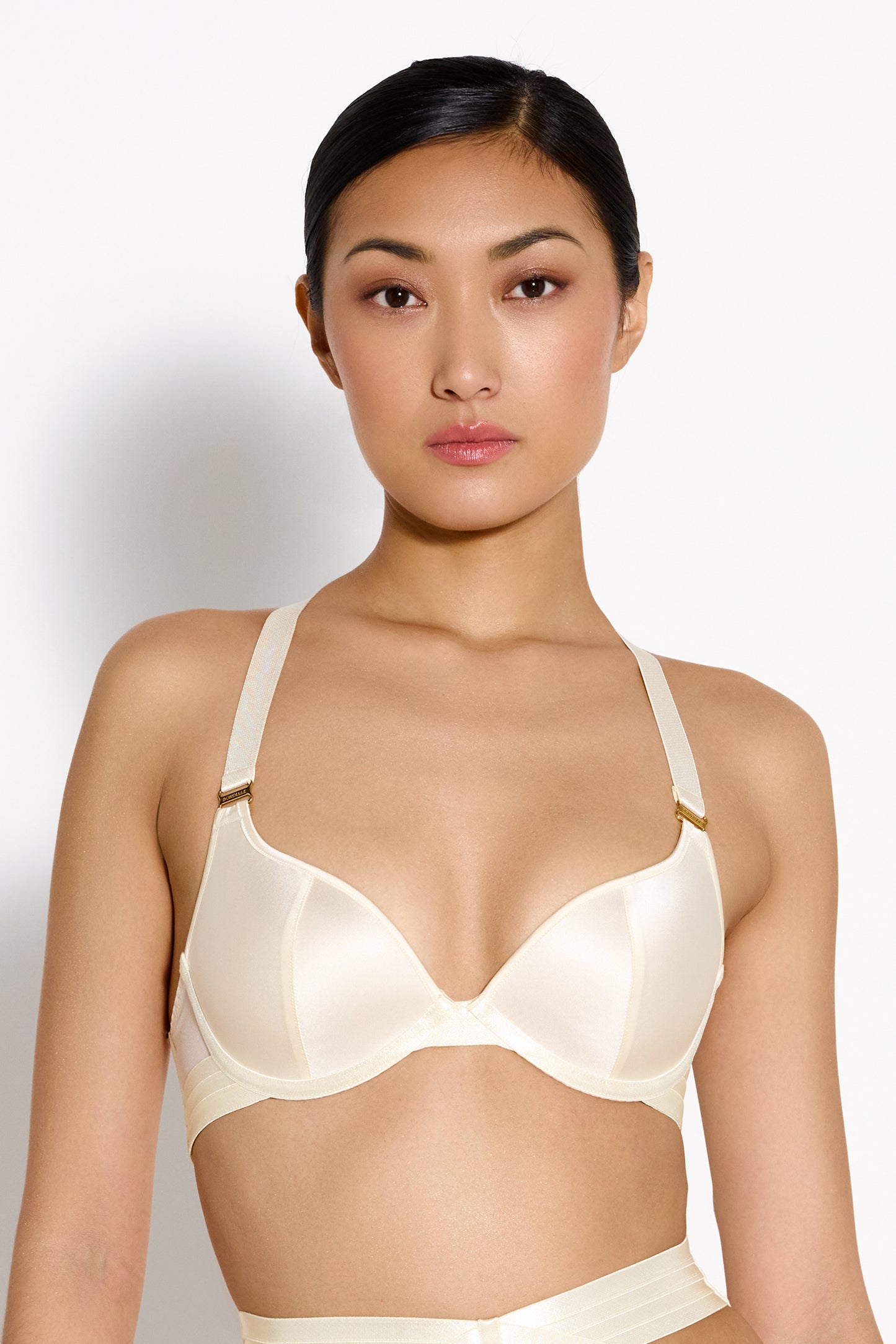 Cream Push Up Bra