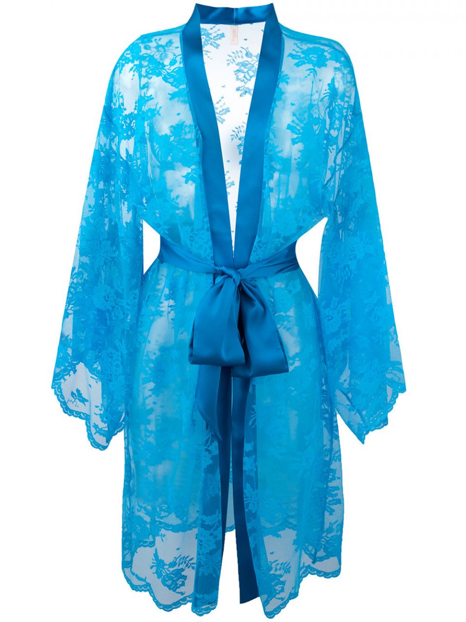Turquoise Lace Kimono