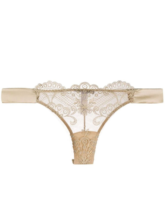 Christmas Gold Thong