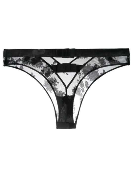 Audacieuse Flock Black Brief