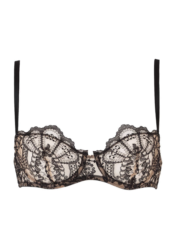 La Naissance d'Venus Black Balconette Bra – Dolci Follie