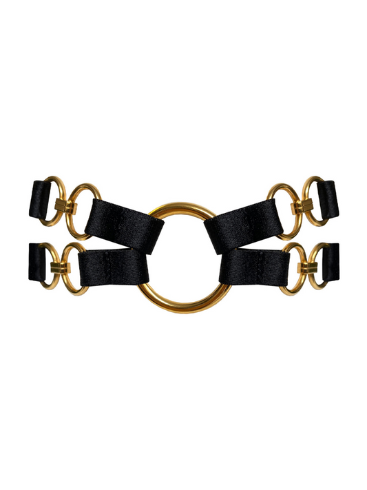 Kleio Black Bondage Collar