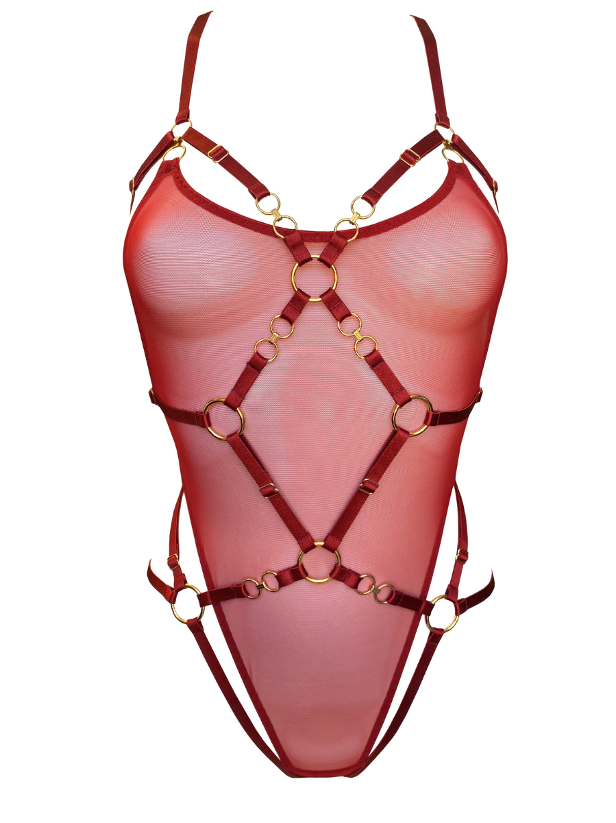 Kleio Red Multi-Style Harness Body