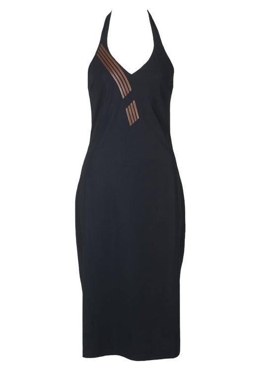 Noir Halter Beach Dress